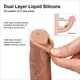 Фаллоимитатор Lovetoy Dual-Layered Uncircumcised Platinum Silicone Dildo 7 цвет коричневый (19580014000000000) - изображение 7