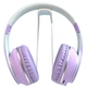 Бездротові накладні навушники JEQANG JH-BT611 Bluetooth 5.1 FM/MP3-плеєр з мікрофоном Purple - зображення 1