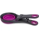 Мерный стакан для корма Dexas Collapsible KlipScoop складной на клипсе 120 мл Пурпурный (PW6504322405) - изображение 2