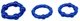 Набор эрекционных колец Chisa Novelties Beaded Cock Rings цвет синий (20754007000000000) - изображение 3
