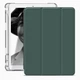 Чохол iPad 7/8/9 10.2" 2019-2021 TPU Pen Slot Transparent pine green - изображение 2
