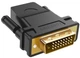 Адаптер UGREEN 20124 DVI 24+1 Male to HDMI Female (Black) (UGR-20124) двоспрямований - изображение 1