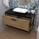 Тумба в ванную под накладной умывальник в стиле лофт EcoLoft DSP-1175 Дуб Аппалачи - изображение 2