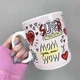 Велика керамічна кружка "The Best MOM in the world", 1 літр, Рожева (Кружка гігант) - зображення 9