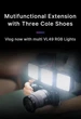 Відеосвітло Ulanzi Vijim Rechargeable Mini RGB Light UV-B01001 VL49 RGB Pro Black - зображення 7