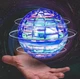 Светящийся летающий шар Flying spinner FlyNova Gyrosphere, детский круглый спиннер игрушка, мяч-бумеранг - изображение 4