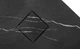 Душовий піддон REA BAZALT 90x90 CARRARA BLACK - изображение 4