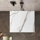 Душовий піддон REA BAZALT 90x90 CARRARA WHITE - изображение 3