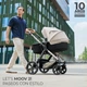 Универсальная коляска 3 в 1 Kinderkraft Moov 2 Air Pure Black (KSMOOV02BLK0000) - изображение 4