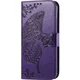 Чохол-книжка з малюнком UniCase Butterfly Pattern для OPPO A3x / A3 / A40m - Dark Purple - зображення 5