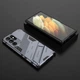 Защитный чехол с подставкой Deexe Bibercas для Samsung Galaxy S22 Ultra (S908) - Dark Blue - изображение 5