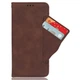 Чехол-книжка с кармашками Deexe Wallet Stand для Realme C63 / C61 / Note 60x - Brown - изображение 4