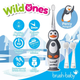 Szczoteczka dla dzieci Brush-Baby WildOnes Sonic Pingwin 0-10 lat (5060178102789) - obraz 5