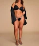 Женские трусики камни со стразами стринги Victoria's Secret Starstruck Shine High-Leg Thong Panty Black S Черные - изображение 4