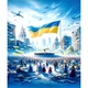 Алмазная мозаика на подрамнике картина стразами 40х50 см DIY (SGLE 121150 - U) - изображение 1