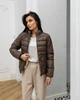 Весняна куртка коричнева біопух XXL - зображення 5