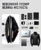Мужская офисная сумка для ноутбука 38x28x6 / кожаный портфель для работы Tiding Bag черный (864-HT4853) - изображение 7