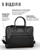Чоловічий шкіряний портфель 40х30х6 / сумка для ноутбука Tiding Bag (864-HT4847) - зображення 3