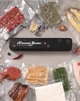 Вакууматор Vacuum Sealer бытовой вакуумный упаковщик продуктов Черный - изображение 2