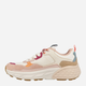 Sneakersy damskie Jeep JL51513A-080 38 25.5 cm Beżowy/Różowy (8052597155962) - obraz 3