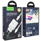 Сетевое зарядное устройство Hoco N1 USB white + кабель USB to Lightning - изображение 4