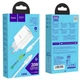 Зарядное устройство Hoco C80A PD 20W + QC3.0 Type-C to Lightning White - изображение 5