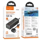 Мережевий зарядний пристрій подовжувач Hoco AC9A 2 USB/Type-C PD QC 30W 1 розетка 1.5m Black - зображення 3