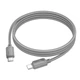Дата кабель Hoco X113 Beneficio Type-C to Type-C 60W (1m) Gray - зображення 2