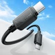 Дата кабель Hoco X113 Beneficio Type-C to Type-C 60W (1m) Black - зображення 3