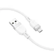 Дата кабель Hoco X109 Energy silicone USB to MicroUSB (1m) White - изображение 2