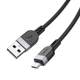 Дата кабель Hoco X109 Energy silicone USB to MicroUSB (2m) Black - изображение 3