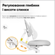 Комплект парта Evo-Kids TH-330 Grey + кресло Evo-kids Mio Lite G серый (TH-330 W/G + Y-208 G) - изображение 7
