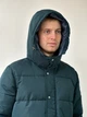 Стильная мужская зимняя куртка GAP с капюшоном зеленая M - изображение 3