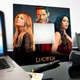 Декоративное зеркало "Сериал Люцифер. Lucifer" подарок фанатам сериала Netflix, стильное украшение интерьера спальни, кафе, бара - изображение 3