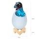 Ночник-светильник Динозаврик в яйце 3D Dinosaur White+RGB Настольная аккумуляторная LED лампа с пультом 11821/5 - изображение 4