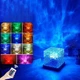 Настольный светильник RGB с проекцией волны · Светодиодный USB ночник Эффект Воды с пультом ДУ 52416/98 - изображение 3