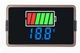 Универсальный индикатор заряда (li-ion/LiFePO4/Pb) с вольтметром 8-100V DC синий - изображение 1