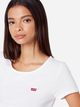 Zestaw koszulek damskich bawełnianych Levi's 74856-0015 XS 2 szt Biały - obraz 5