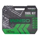 Профессиональный набор инструментов Winso Pro 147ед 1/2 1/4 3/8 дюйма 72T CR-V для ремонта авто набор кл (IO-JU_22B) - изображение 2