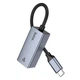 Адаптер Hoco UA37 Type-C to RJ45 (переходник, Type-C, RJ45, для интернет соединения, сетевая скорость 1000 Mbps) - Серый - изображение 6