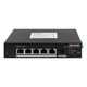 Управляемый 4-портовый PoE коммутатор Hikvision DS-3T1306P-SI/HS 4.8 Гбит/с, Черный (артикул 99-00015585) - изображение 3