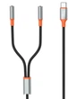 Переходник XO NB-R269B USB-C/AUX 3.5мм 1 м Black (NB-R269B.black) - изображение 2