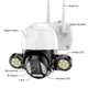 Камера поворотна ICSee 5Mp 3,6mm WiFi TF пластик mic spk (0943) - зображення 3