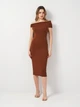 Платье женское Zara 5039/466 S Коричневое (05039466700020) - изображение 1