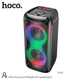Портативна бездротова Bluetooth колонка акустика-караоке з мікрофоном Hoco DS54 BT5.0, TWS, TF/USB/AUX, 25Wx2, 3H, 1mic, remorte Black - зображення 8