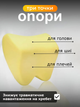 Автомобильная ортопедическая подушка подголовник Axacam LH008 черная 25×23×11 см с эффектом памяти формы memory foam мягкая удобная эргономичная премиальная поддержка шеи и спины с креплением универсальная для водителей и пассажиров автомобиля практичная - изображение 3