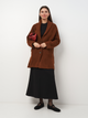 Куртка женская Zara 5755/138 M Коричневая (05755138700036) - изображение 3