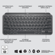 Клавіатура бездротова Logitech MX Keys Mini Wireless Illuminated UA Graphite (920-010498) - зображення 6