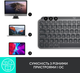 Клавіатура бездротова Logitech MX Keys Mini Wireless Illuminated UA Graphite (920-010498) - зображення 8