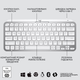 Клавіатура бездротова Logitech MX Keys Mini Wireless Illuminated UA Pale Grey (920-010499) - зображення 6